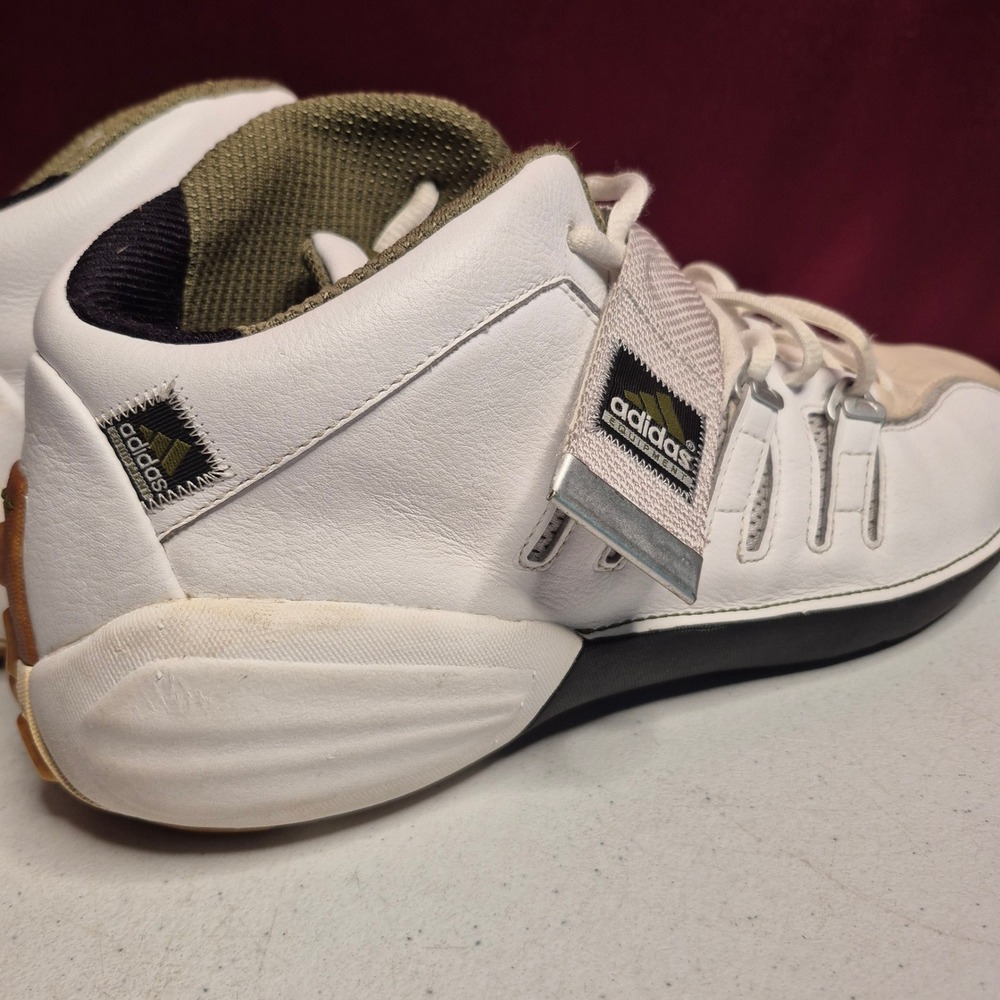 Adidas Equipment Shoes EQT B Ball Mens Size 9 White Leather Vintage 2005 - Picture 7 of 15